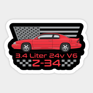 Red Z34 Sticker